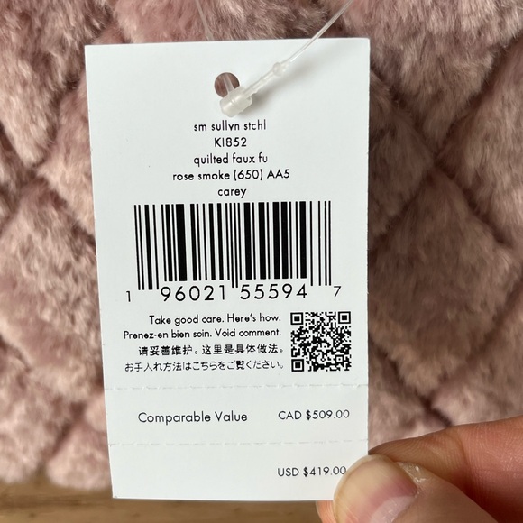 ♠️Kate Spade Carey Faux Fur Small Sullivan Satchel - Picture 8 of 14